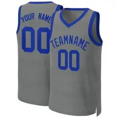 Classic Dark Gray Royal Basketball Jersey 1