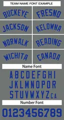 Classic Dark Gray Royal Basketball Jersey 3