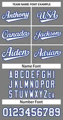 Classic Dark Gray White-Royal Basketball Jersey 3