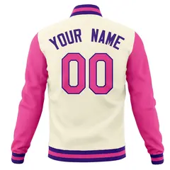 Classic Full-Snap Varsity Letterman Baseball Jacket 14
