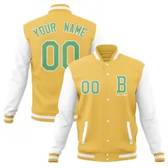 Classic Full-Snap Varsity Letterman Baseball Jacket 17