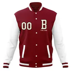 Classic Full-Snap Varsity Letterman Baseball Jacket 5