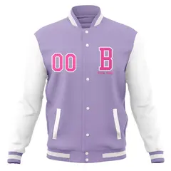 Classic Full-Snap Varsity Letterman Baseball Jacket 45
