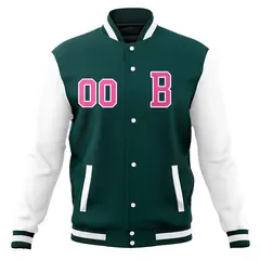 Classic Full-Snap Varsity Letterman Baseball Jacket 13