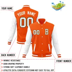 Classic Full-Snap Varsity Letterman Baseball Jacket 20