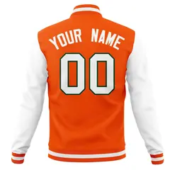Classic Full-Snap Varsity Letterman Baseball Jacket 22