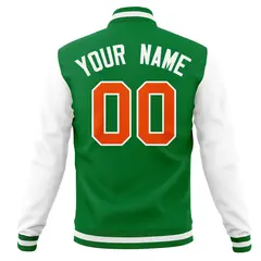 Classic Full-Snap Varsity Letterman Baseball Jacket 38