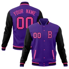Classic Full-Snap Varsity Letterman Baseball Jacket 41