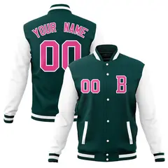 Classic Full-Snap Varsity Letterman Baseball Jacket 9