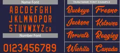 Classic Heal Basketball Jersey Navy Orange Sports Uniform 4