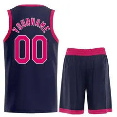 Classic Heal Basketball Jersey Navy Pink Sports Uniform 2