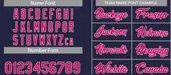 Classic Heal Basketball Jersey Navy Pink Sports Uniform 4