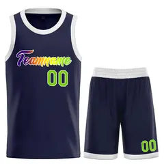Classic Heal Basketball Jersey Navy Purple-White 1