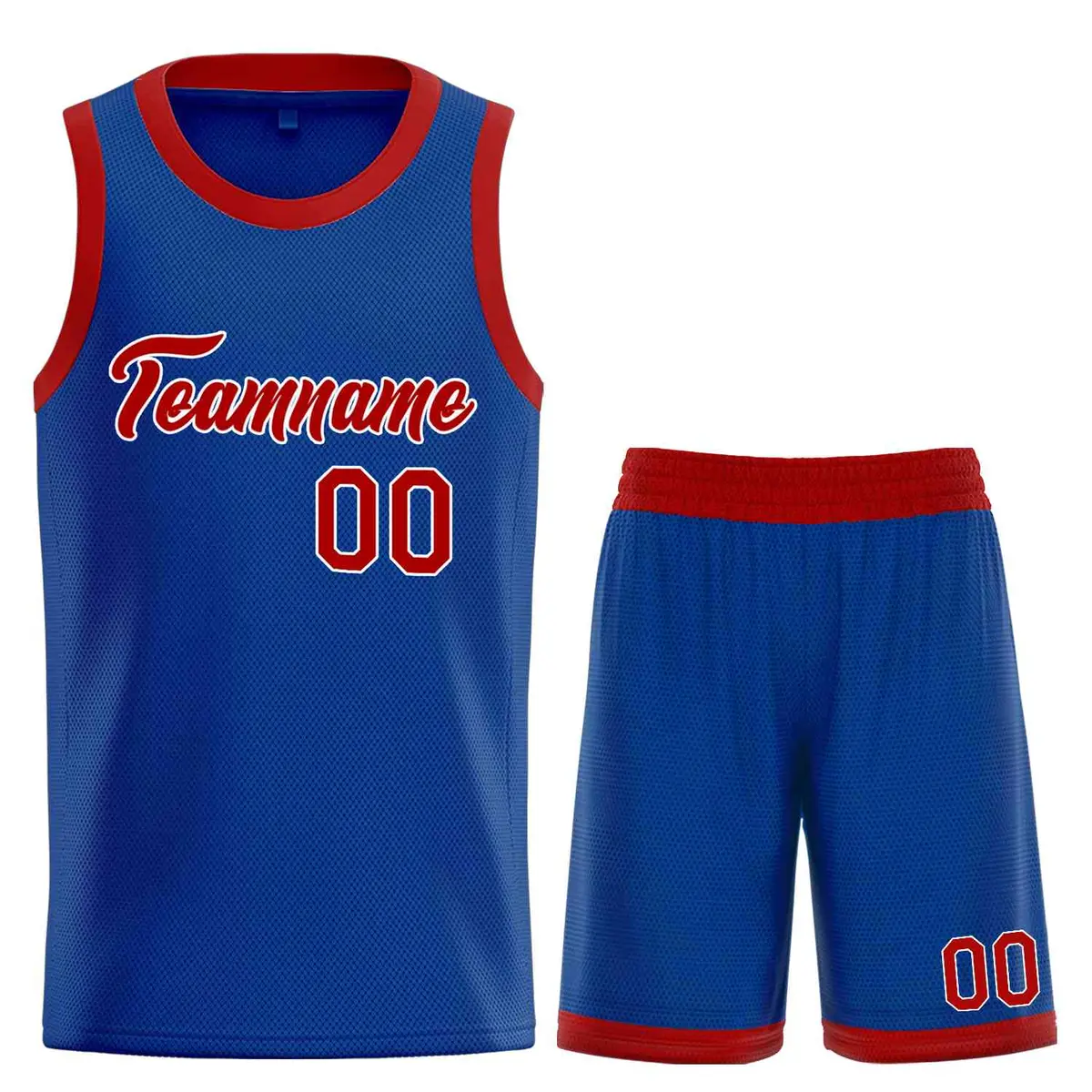 Classic Heal Sports Royal Maroon-White Basketball Jersey Set