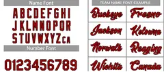Classic Heal Sports White Maroon-Black Basketball Jersey Set 4