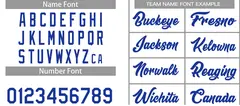 Classic Heal Sports White Royal Basketball Jersey Set 4