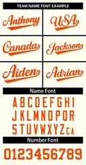 Classic Khaki Orange Basketball Jersey 3