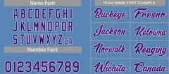 Classic Light Blue Purple-White Heal Basketball Jersey Set 4
