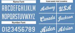 Classic Light Blue White Basketball Team Uniform Jersey 4