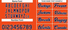 Classic Orange Navy-White Heal Sports Basketball Jersey Set 4