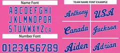 Classic Pink Royal-White Basketball Uniform Jersey 4