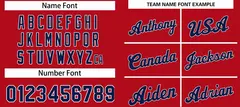 Classic Red Navy-White Team Basketball Jersey 4