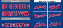 Classic Royal Red-White Basketball Uniform Jersey 4