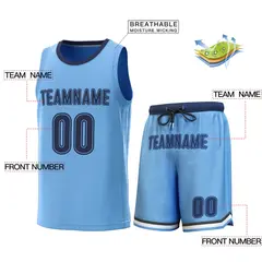 Classic Sets Basketball Jersey Light Blue Navy 2