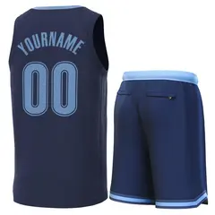 Classic Sets Basketball Jersey Navy Lt Blue 3