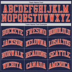 Classic Sets Basketball Jersey Navy Orange-Gray 5