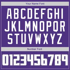 Classic Sets Basketball Jersey Purple Gray-White 4