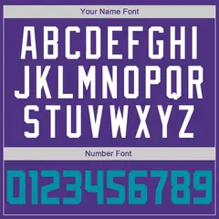 Classic Sets Basketball Jersey Purple Teal 4