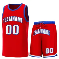 Classic Sets Basketball Jersey Red Royal 1