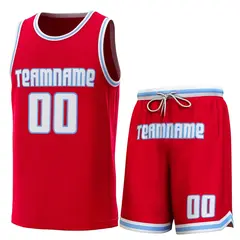 Classic Sets Basketball Jersey Red White-Lt Blue 1