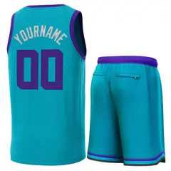 Classic Sets Basketball Jersey Teal Purple 3
