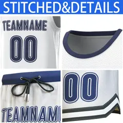 Classic Sets Basketball Jersey White Navy Lt Blue 6