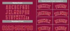 Classic Sets Curved Maroon Red Gray Basketball Jersey 4