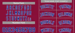 Classic Sets Curved Maroon Royal White Basketball Jersey 4
