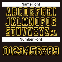 Classic Style Brown Black-Gold Authentic Football Jersey 4