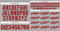 Classic Style Gray Red-Black Baseball Jersey 3