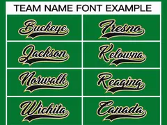Classic Style Hockey Jersey Kelly Green Black White-Old Gold 3