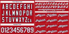 Classic Style Red White-Navy Baseball Jersey 2