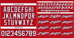 Classic Style Red White-Navy Baseball Jersey 3