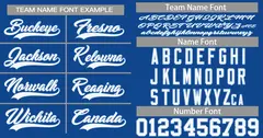 Classic Style Royal White-Light Blue Baseball Jersey 3