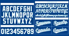 Classic Style Royal White-Light Blue Baseball Jersey 3