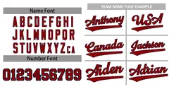 Classic Style White Red-Navy Baseball Jersey 3