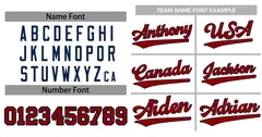 Classic Style White Red-Navy Baseball Jersey 3