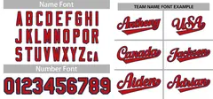 Classic Style White Red-Navy Baseball Jersey 3