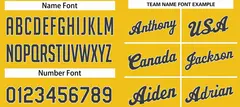 Classic Yellow Brown-White Team Basketball Jersey 4