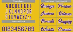 Classic Yellow Purple-White Heal Basketball Jersey Set 4